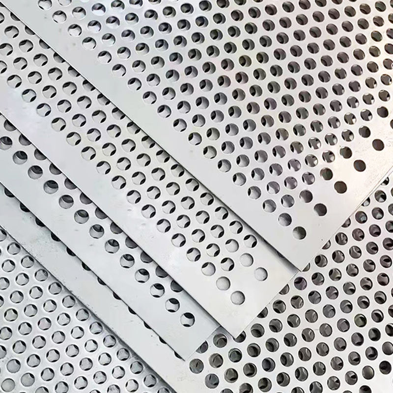 Stainless steel plate punching